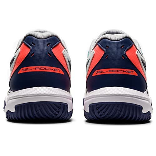 ASICS-Mens-Gel-Rocket-10-Indoor-Sport-Shoes-105-Glacier-GreySunrise-RED-0-3