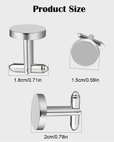 Best-Gift-for-Men-Rovtop-Mens-Cufflinks-and-Studs-Tuxedo-Shirt-Cufflinks-and-Studs-Set-for-Men-Brass-Cuff-Links-and-Shirt-Studs-for-WeddingBanquetCeremonyBusiness-0-3