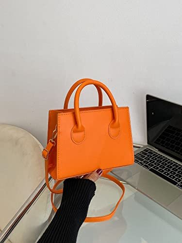 GORGLITTER-Womens-Small-Crossbody-Purse-Double-Handle-Satchel-Shoulder-Bag-Crossbody-Square-Bag-Purse-Handbag-0-0