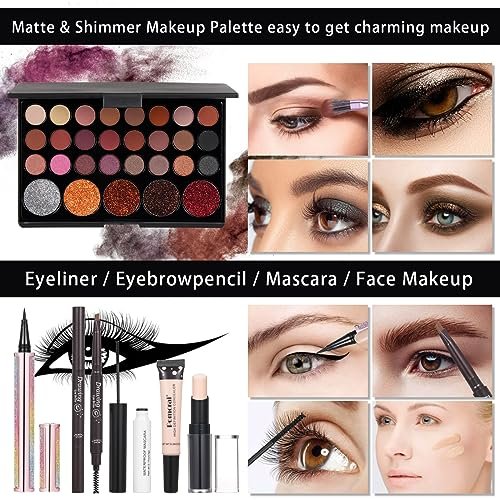 Makeup-Kit-For-Wonmen-Full-Kit-Eyeshadow-Eyeliner-lipgloss-Lipstick-Makeup-brushes-Mascara-Eyebrow-pencil-Concealer-Face-Powder-Primer-make-up-Set-For-Girls-Beginners-0-1