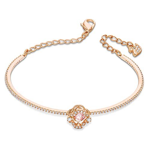 SWAROVSKI-Sparkling-Dance-Clover-Necklace-Earrings-and-Bracelet-Jewelry-Collection-Rose-Gold-Tone-Finish-Pink-Crystals-Clear-Crystals-0-0