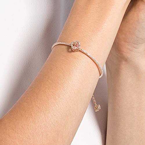 SWAROVSKI-Sparkling-Dance-Clover-Necklace-Earrings-and-Bracelet-Jewelry-Collection-Rose-Gold-Tone-Finish-Pink-Crystals-Clear-Crystals-0-2