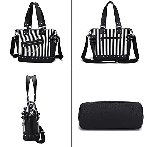 Women-Fashion-Rivet-Handbag-Purse-Luminous-Canvas-Punk-Tote-with-Shoulder-Strap-Crossbody-Bag-Large-Capacity-0-0