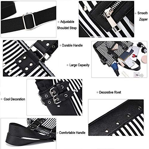 Women-Fashion-Rivet-Handbag-Purse-Luminous-Canvas-Punk-Tote-with-Shoulder-Strap-Crossbody-Bag-Large-Capacity-0-2