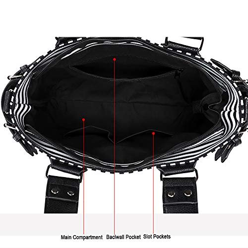 Women-Fashion-Rivet-Handbag-Purse-Luminous-Canvas-Punk-Tote-with-Shoulder-Strap-Crossbody-Bag-Large-Capacity-0-3
